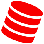 Datenbank-Icon, schräg