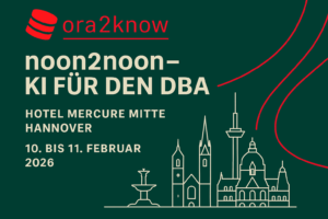 Mehr über den Artikel erfahren noon2noon – KI für den DBA – 10./11.02.2026 in Hannover