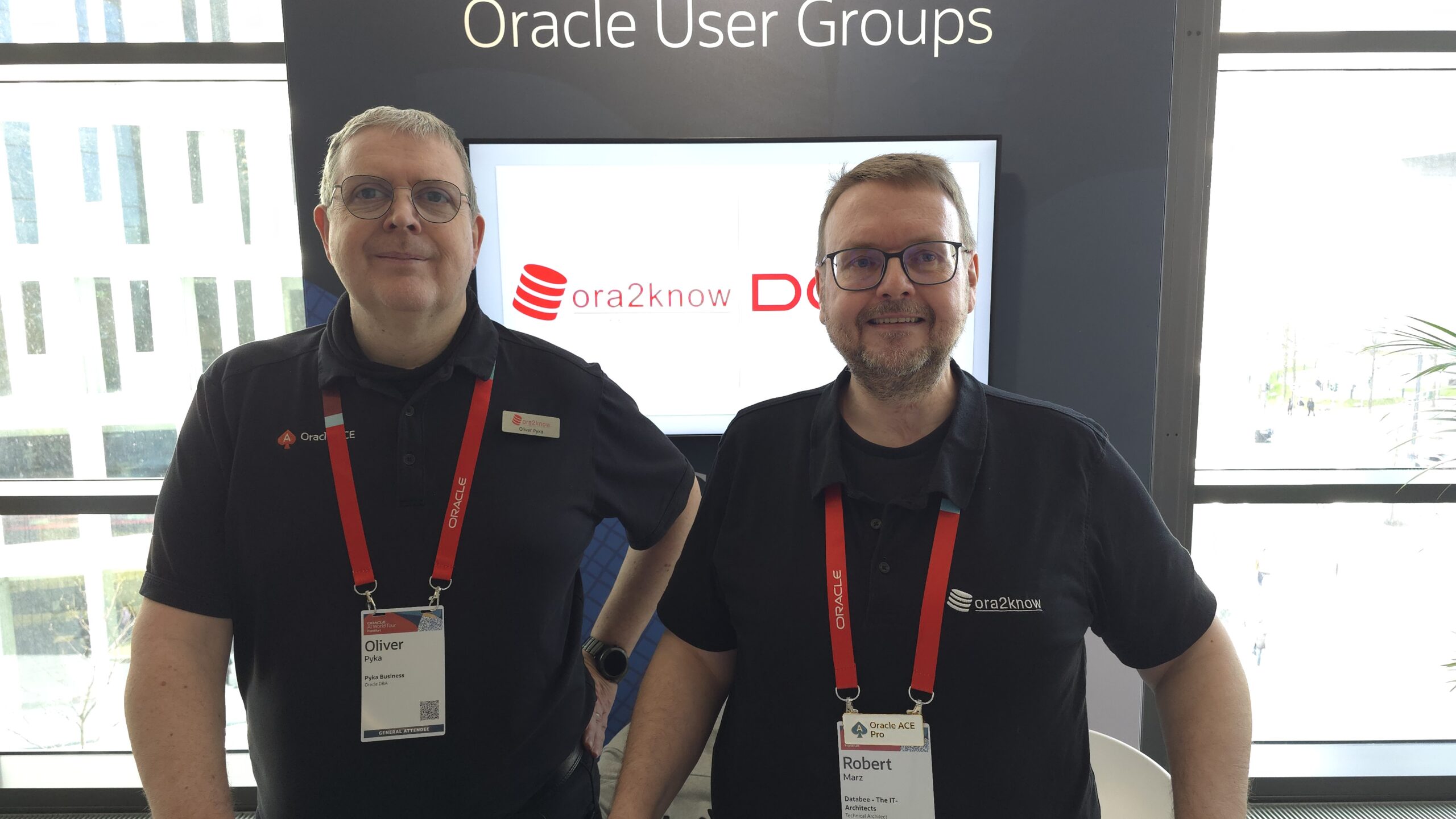Du betrachtest gerade ora2know auf der Oracle AI World Tour in Frankfurt
